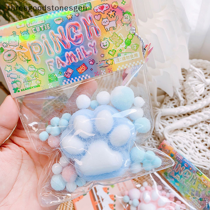 tgs-new-fidget-toy-mini-squishy-toys-kawaii-plush-cat-paw-transparent
