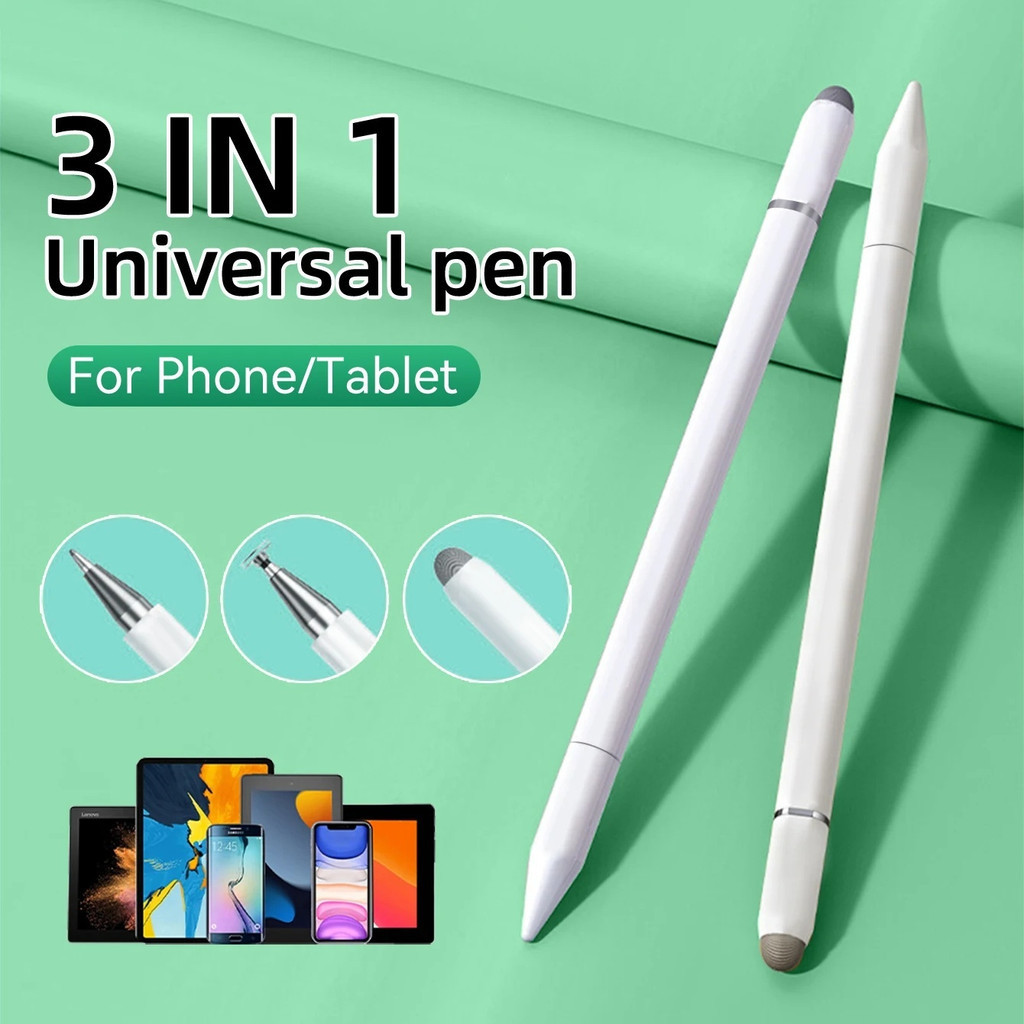 3 in 1 Universal Stylus Pen Pencil for Samsung Galaxy Tab S9 FE+ Plus ...