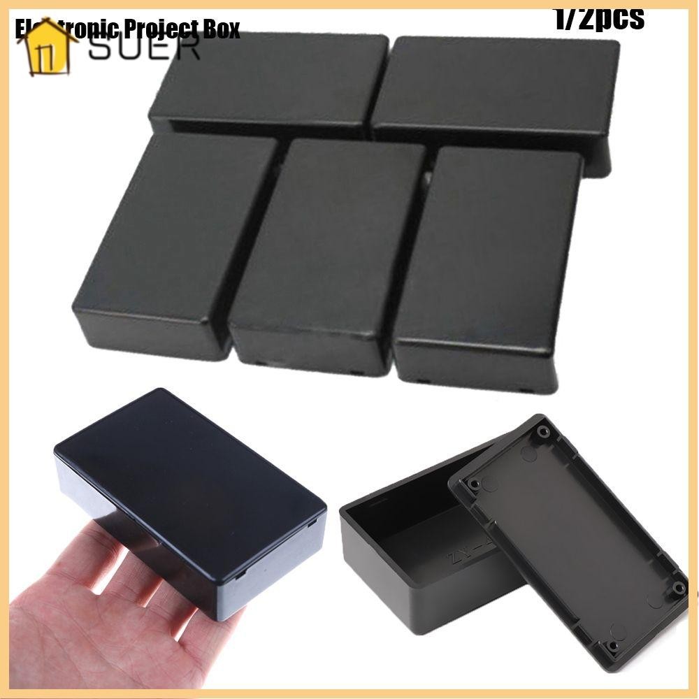 SUER1EN 1/2pcs Waterproof Cover Project Black High Quality DIY ...