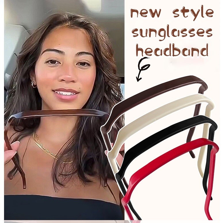 Korean New Style Sunglasses Headband Women s Summer Pressure Hair Headband Shopee Philippines