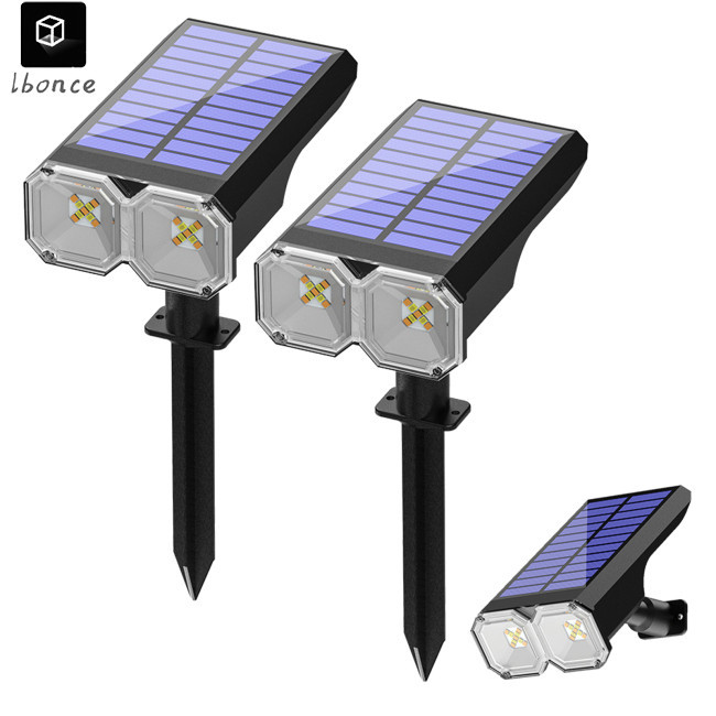 Savings event! 2Pcs Outdoor Solar Lights 2 Lighting Modes Weatherproof ...