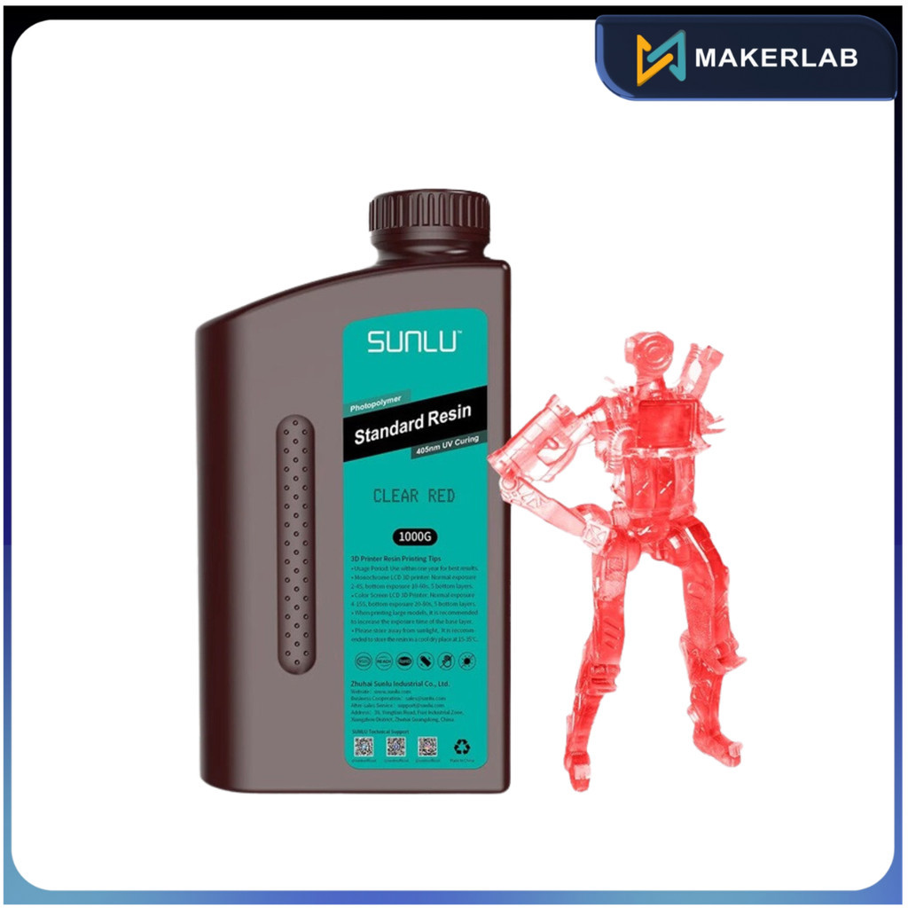 SUNLU Résine Standard d'impression 3D 1000g, Résine à Séchage Rapide UV 405nm, pour l'impression 3D 4K/8K LCD/DLP/SLA, Faible Rétraction et Haute Précision, 1KG Vert Menthe