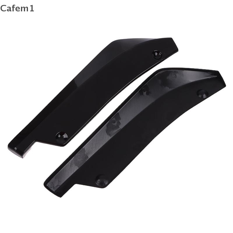 Universele Auto Bumper Beschermer, Voor Achter Bumper Strip Lip Spoiler, Kras Beschermer Koolstofvezel Textuur Winglets Side Skirt Extension,A