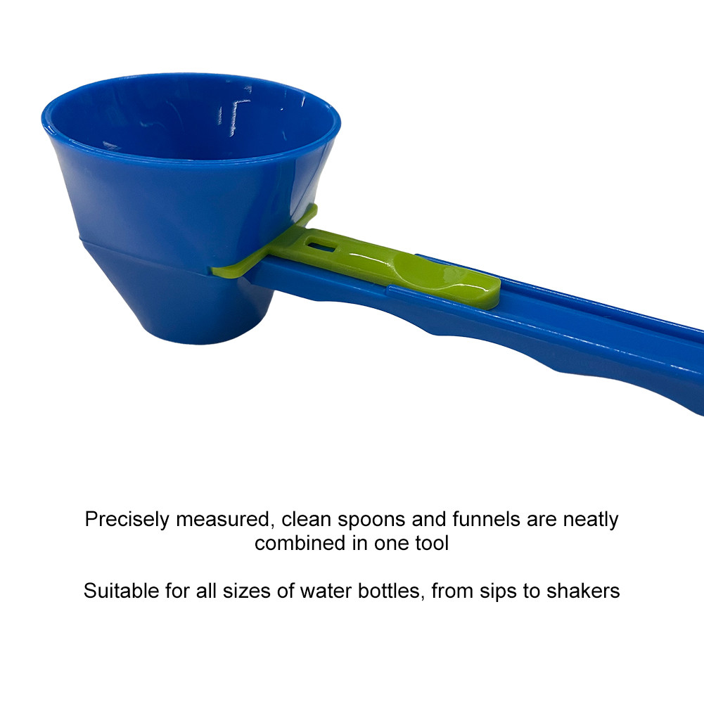 Measuring Spoon Funnel with Sliding Base Kitchen Powder Scoop for ...