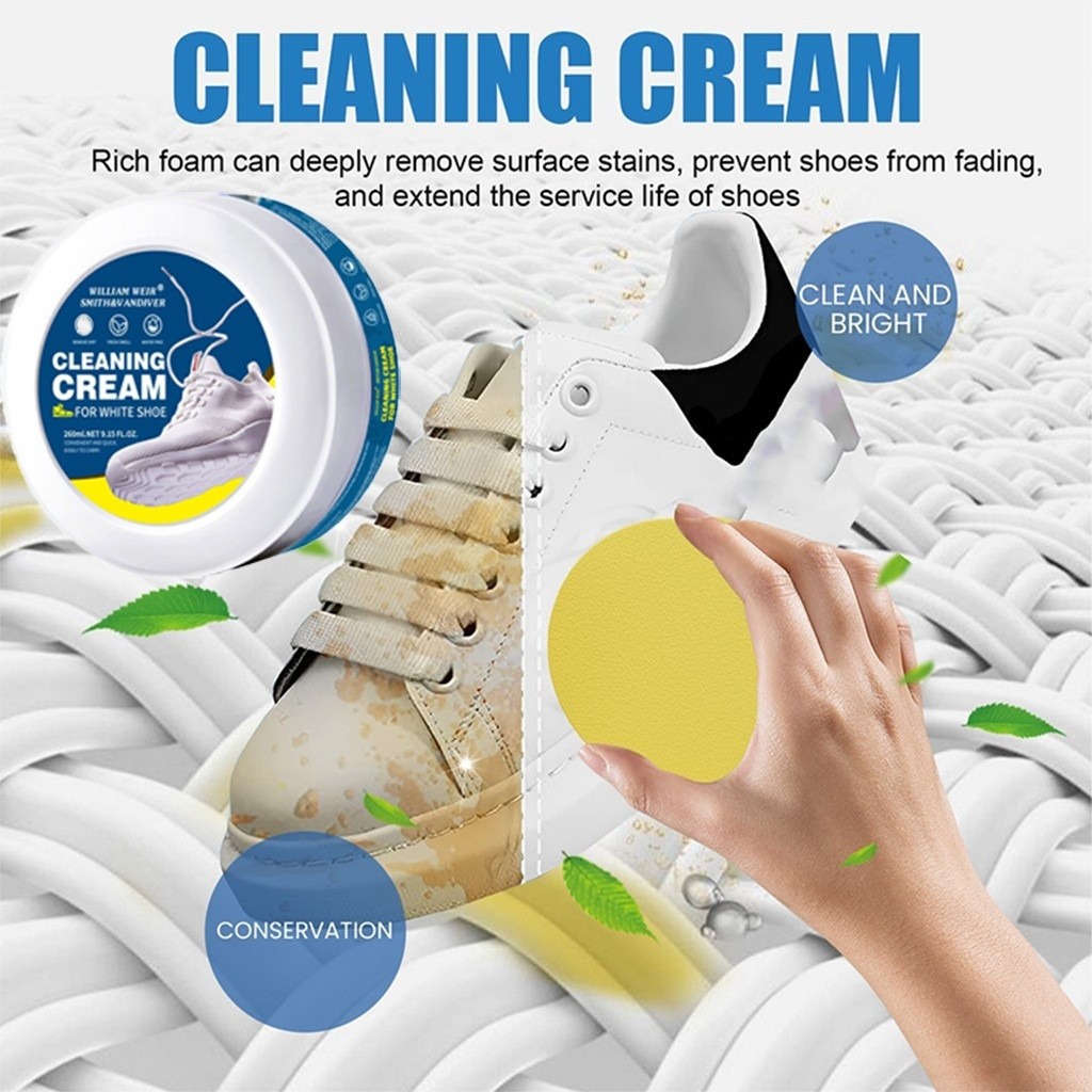 White Shoe Cleaner For White Shoes Shoe Stain Removal Cream Shoes Sole