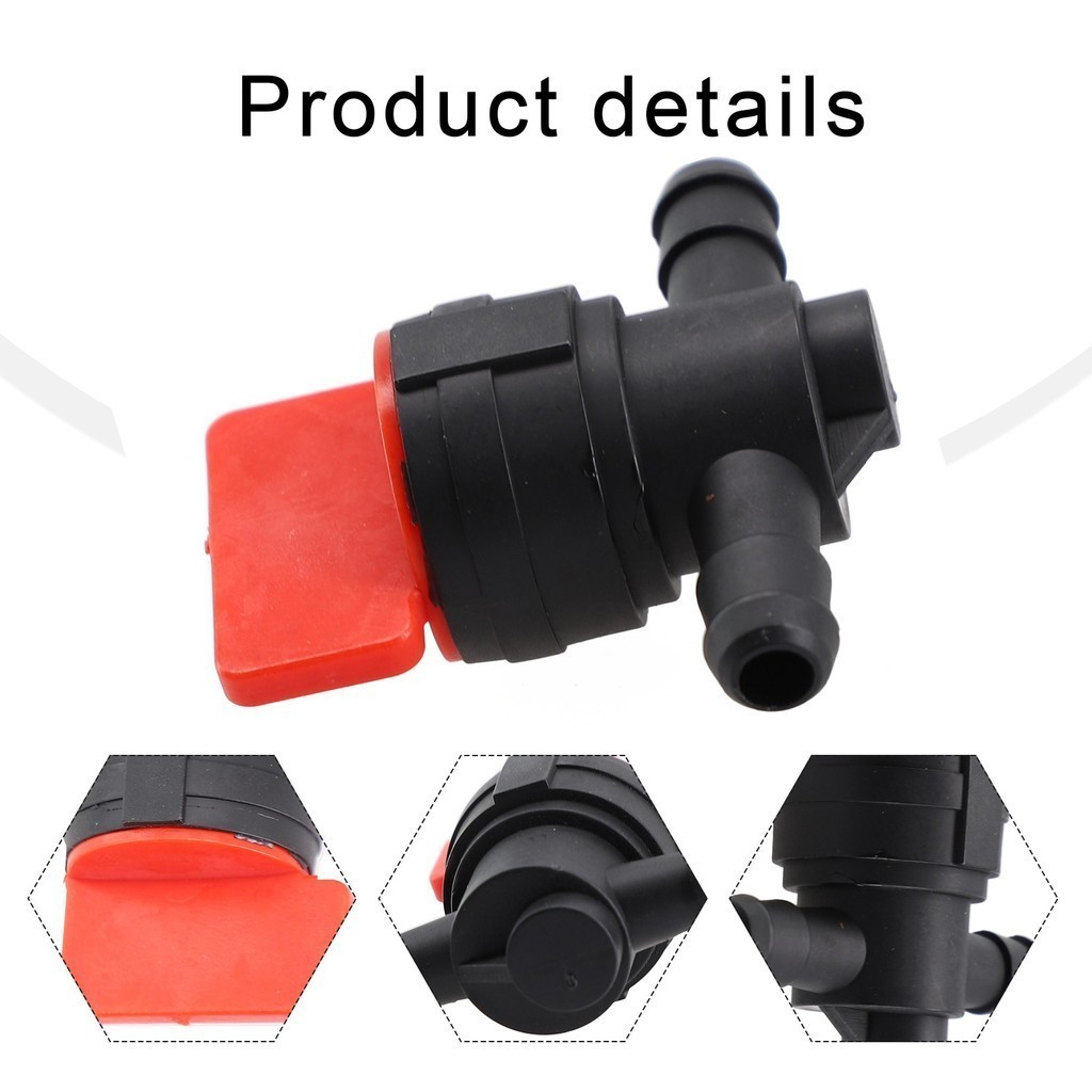 【KNWH1PH】 8mm InLine Petrol OnOff Fuel Tap Switch Valve Motorcycle