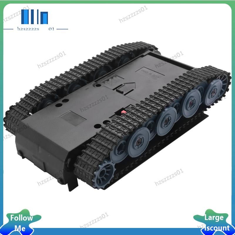 Rc Tank Smart Robot Tank Car Chassis Kit Rubber Track Crawler for ...