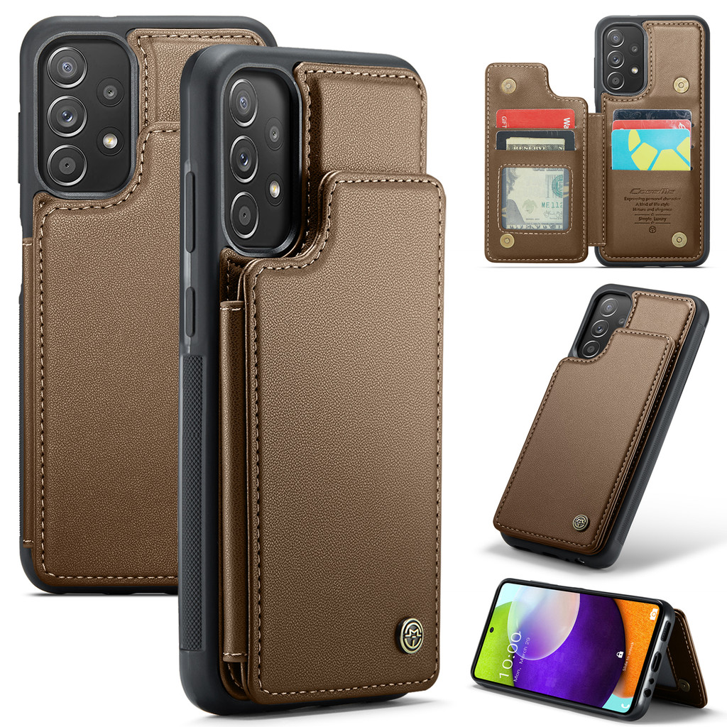 Luxury Leather Phone Case For Samsung Galaxy S24FE A16 A36 A56 A15 S25 ...
