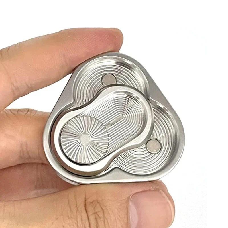 Triangle Magnetic Fidget Slider Metal Anti Stress Anxiety ADHD Autism ...