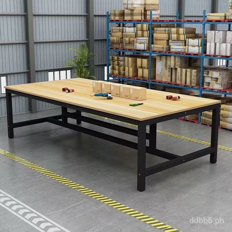 Workbench Double-Layer Express Packing Table Packaging Table Assembly ...
