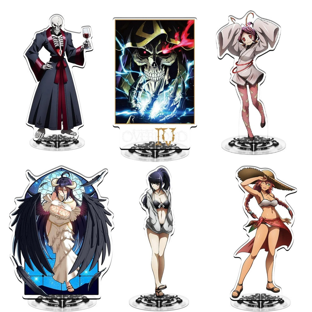 Tapis De Souris Gamer XL Overlord Albedo - 80x30 Cm, Surface Lisse, Base Antidérapante, Design Anime Japonais