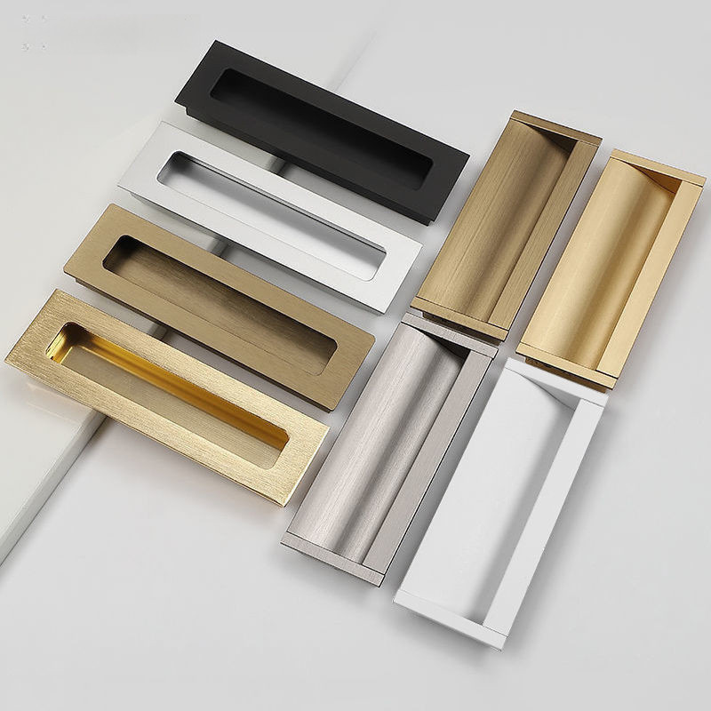 Modern Simple Cabinet Puller Sliding Door Handle Built In Cabinet ...