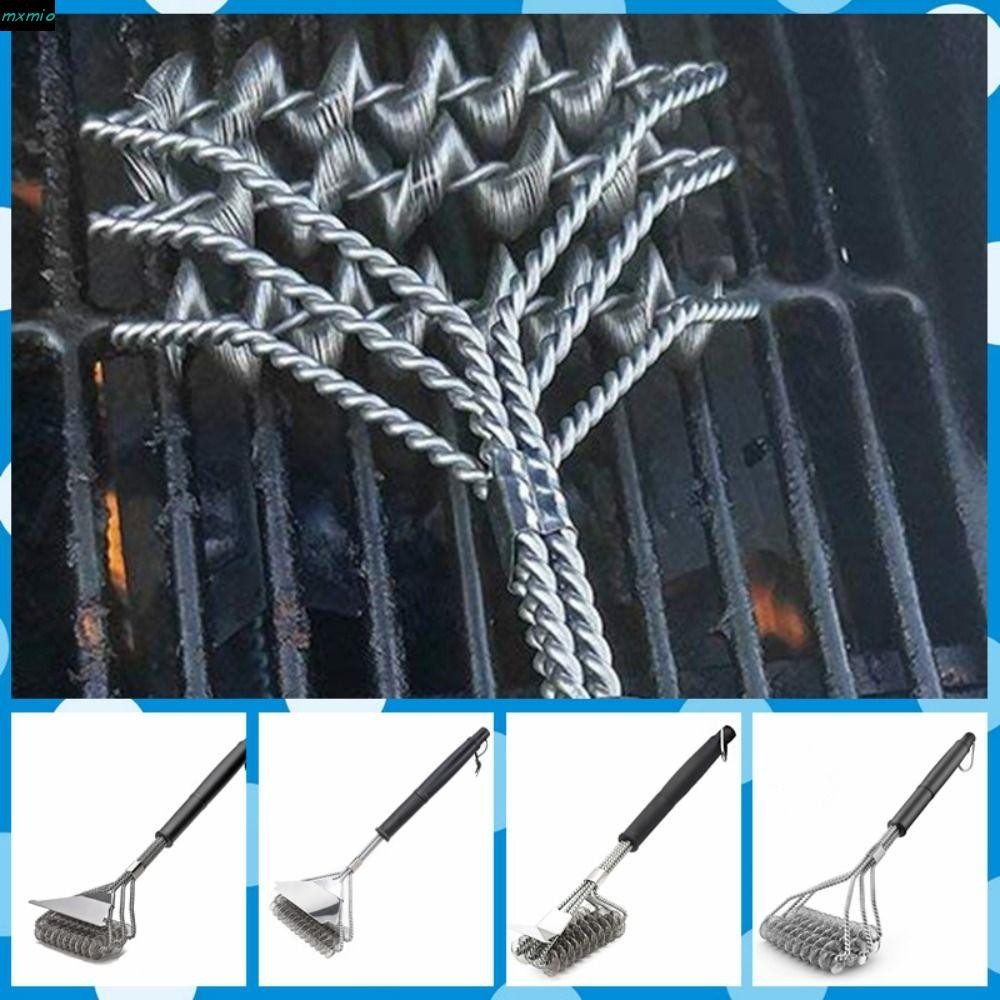 MXMIO Grill Cleaning Brush, Stainless Steel Spring Bristles Types Grill