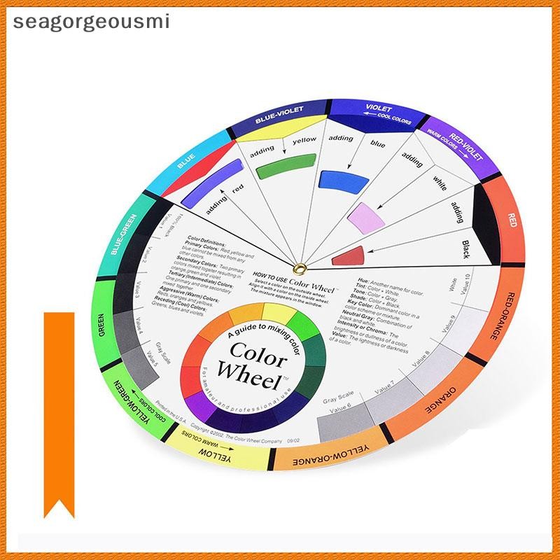 Seph Professional Paper Card Design Color Mixing Wheel Ink Chart ...