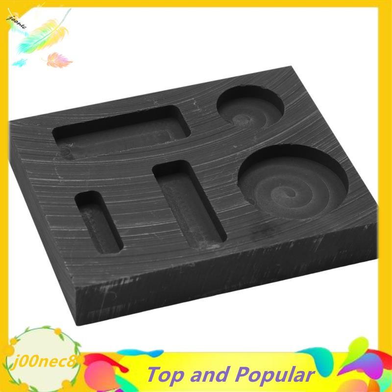 [j00] 5In1 Graphite Casting Ingot Mold Coin Combo Metal Casting