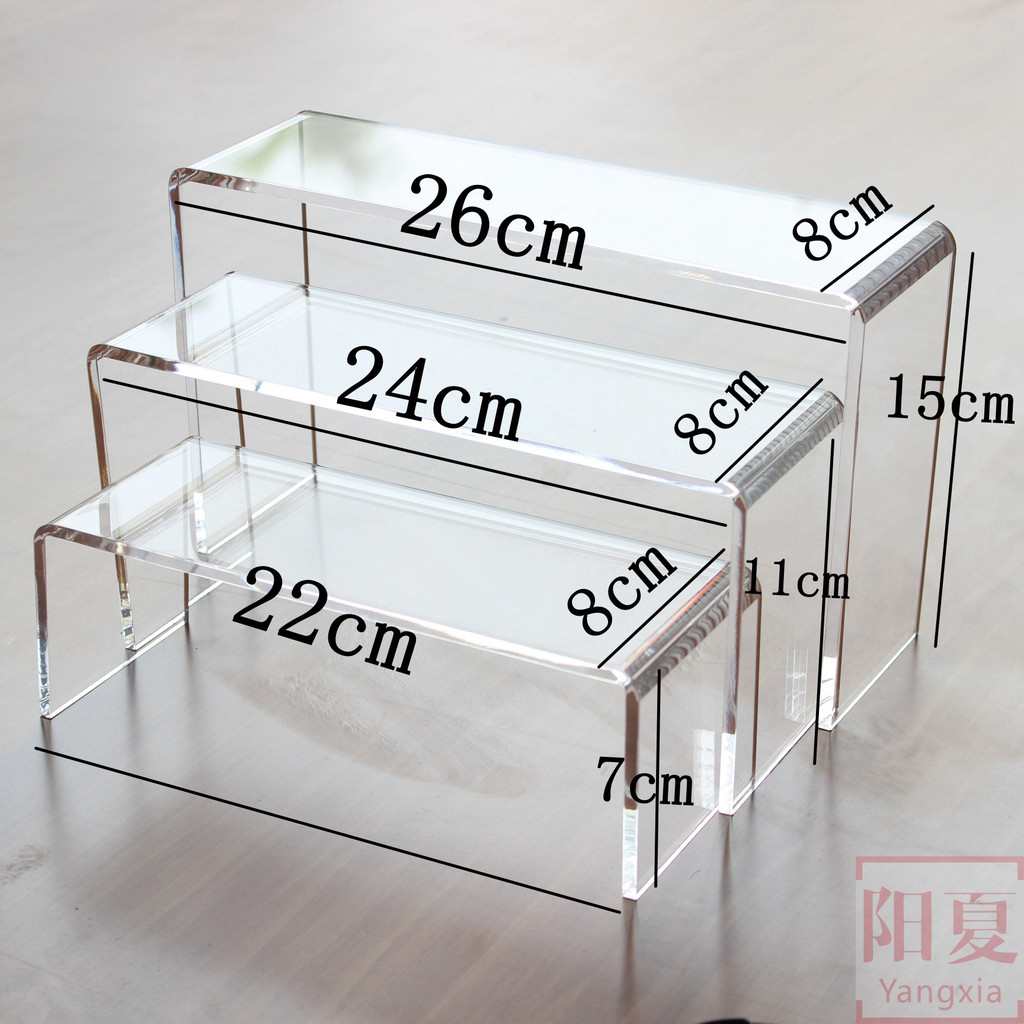 XZII [1976 People Collection] Acrylic U-Shaped Display Rack Transparent ...