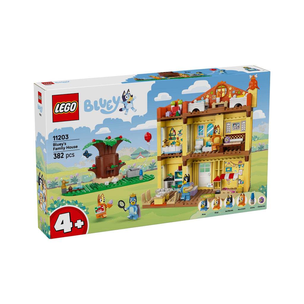 LEGO 11203 Bluey Bluey's Family House Building Toy Set (382 Pieces ...