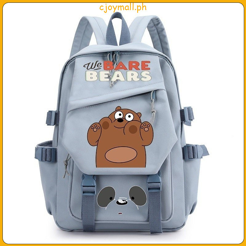 Student Backpack Cartoon We Bare Bears Backpack Computer Backpack Cute ...