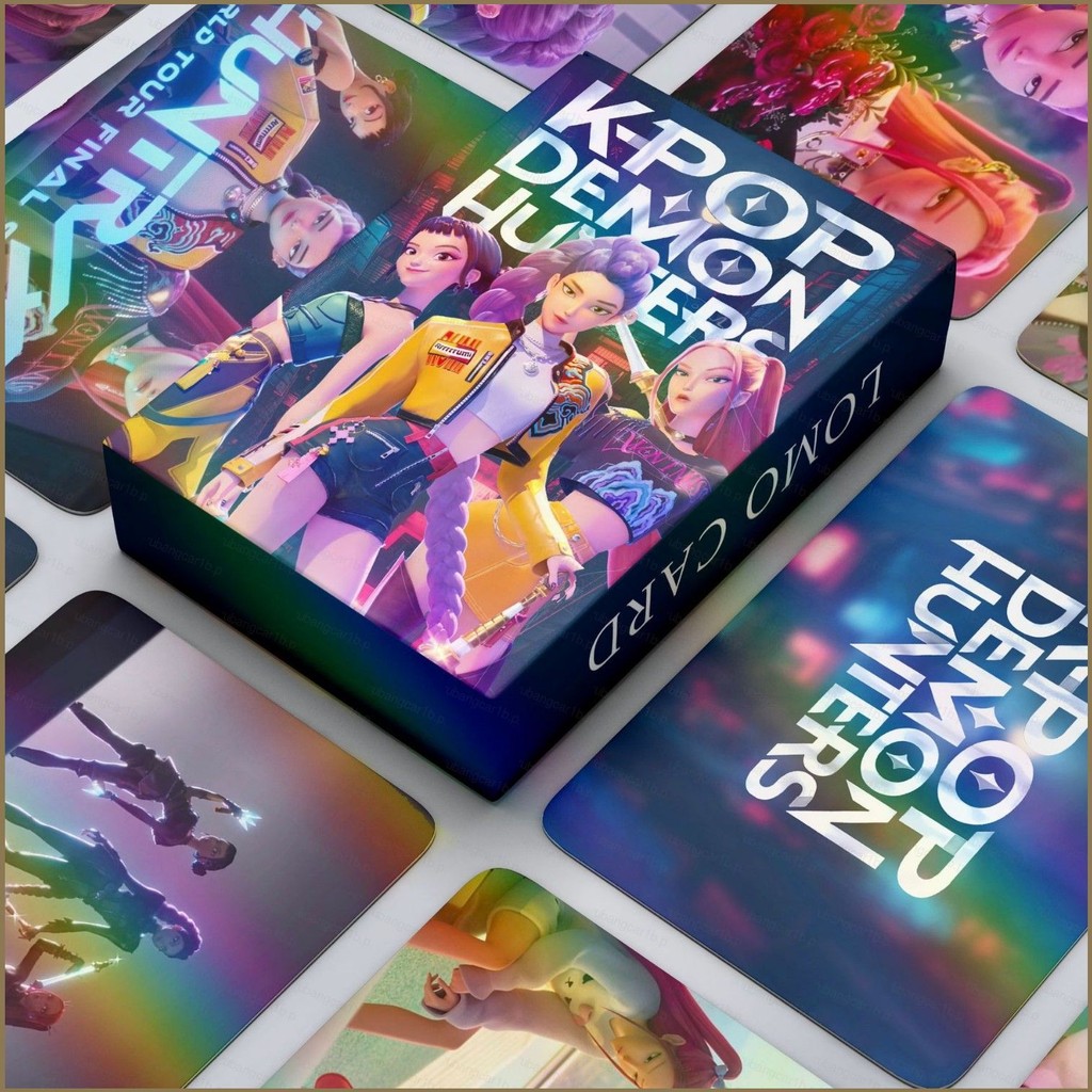 YB1 55PCS/Set K-Pop Demon Hunters LOMO Card ZOEY RUMI MIRA Postcards ...