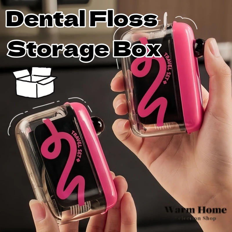 Dental Floss Storage Box Portable Dental Floss Box Automatic Pop-up ...