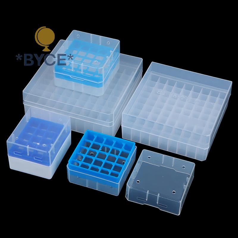 BYCE> Plastic Test Tube Holder Centrifuge Tube Rack Box With Cover ...
