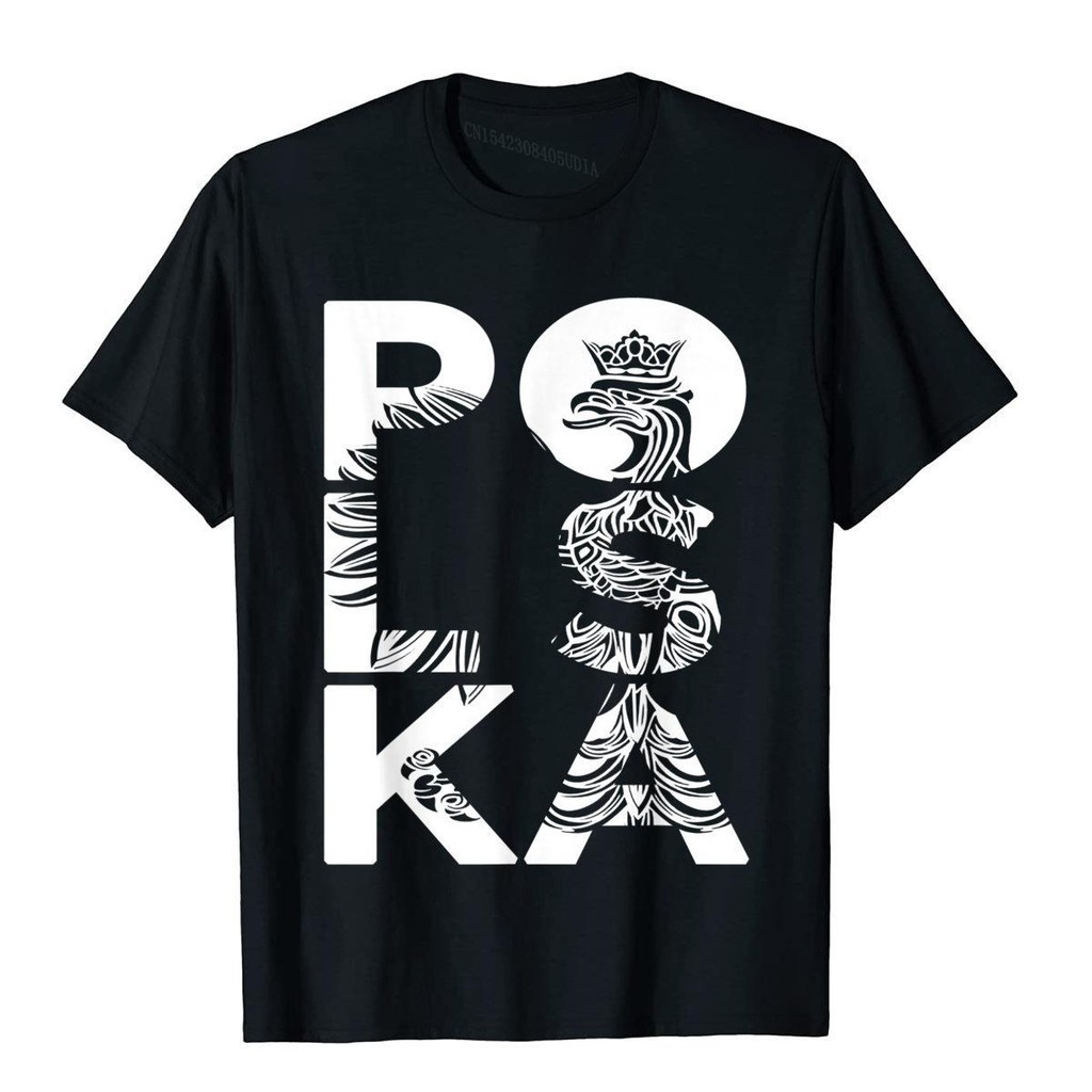 Poland Big Size Crowned Eagle Polska Of Arms Putih Fit Body Normal