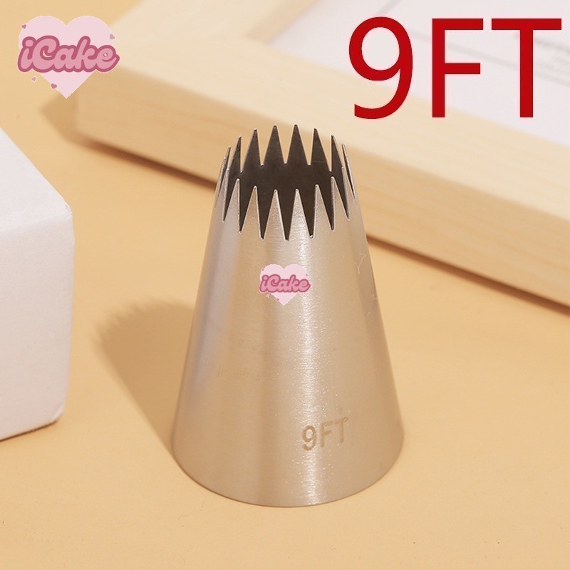 Icake 9FT Flower Catcher (20mm) Large 18Pointed Scallop Tail for