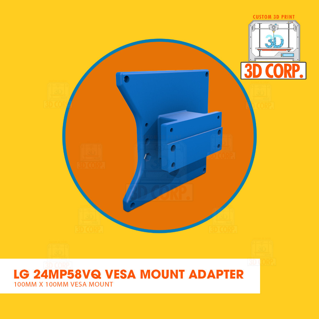 3DCorp Vesa Mount Adapter for LG 24MP58VQ | Shopee Philippines