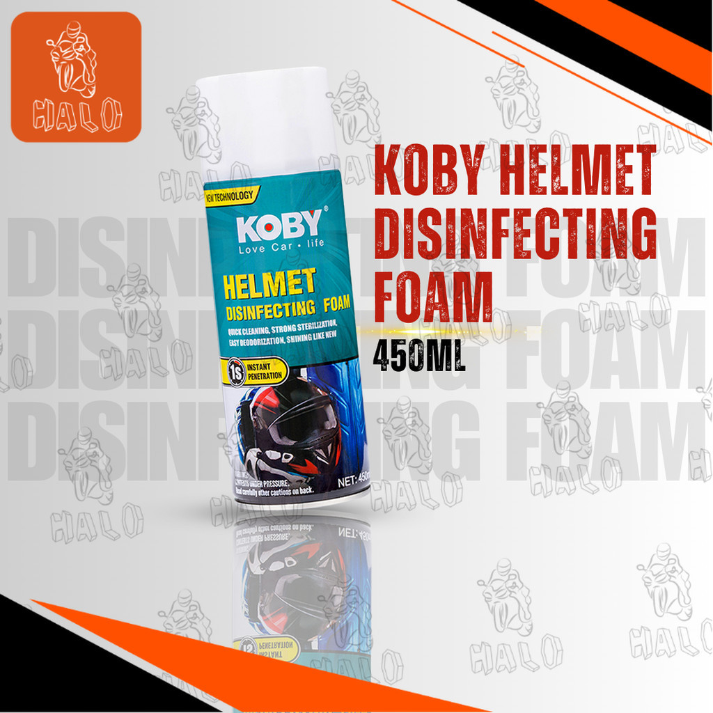 [HALO MOTORS] KOBY HELMET DISINFECTING FOAM 450ML | Shopee Philippines