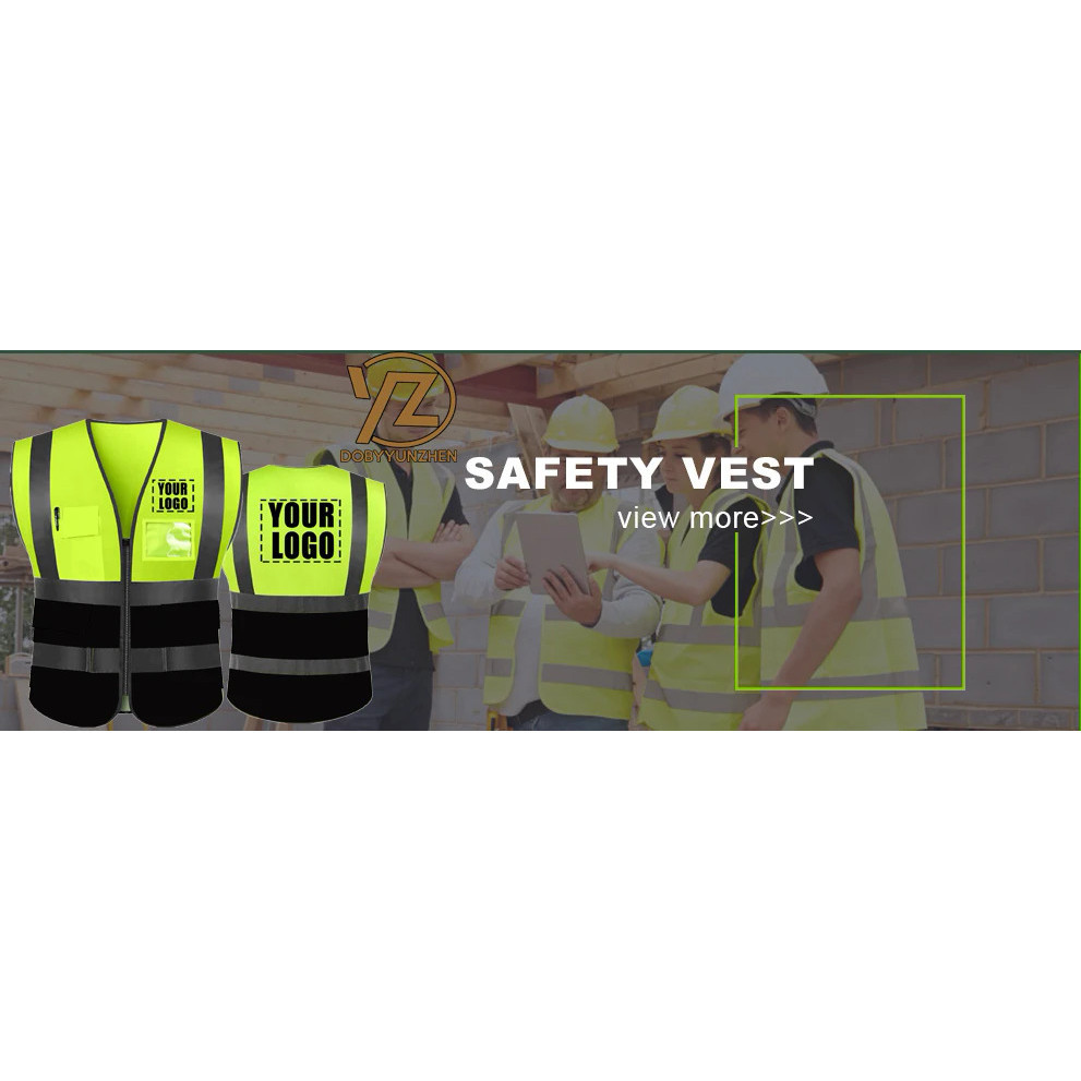 Custom Your Text Logo High Visibility Security Reflective Vest ...
