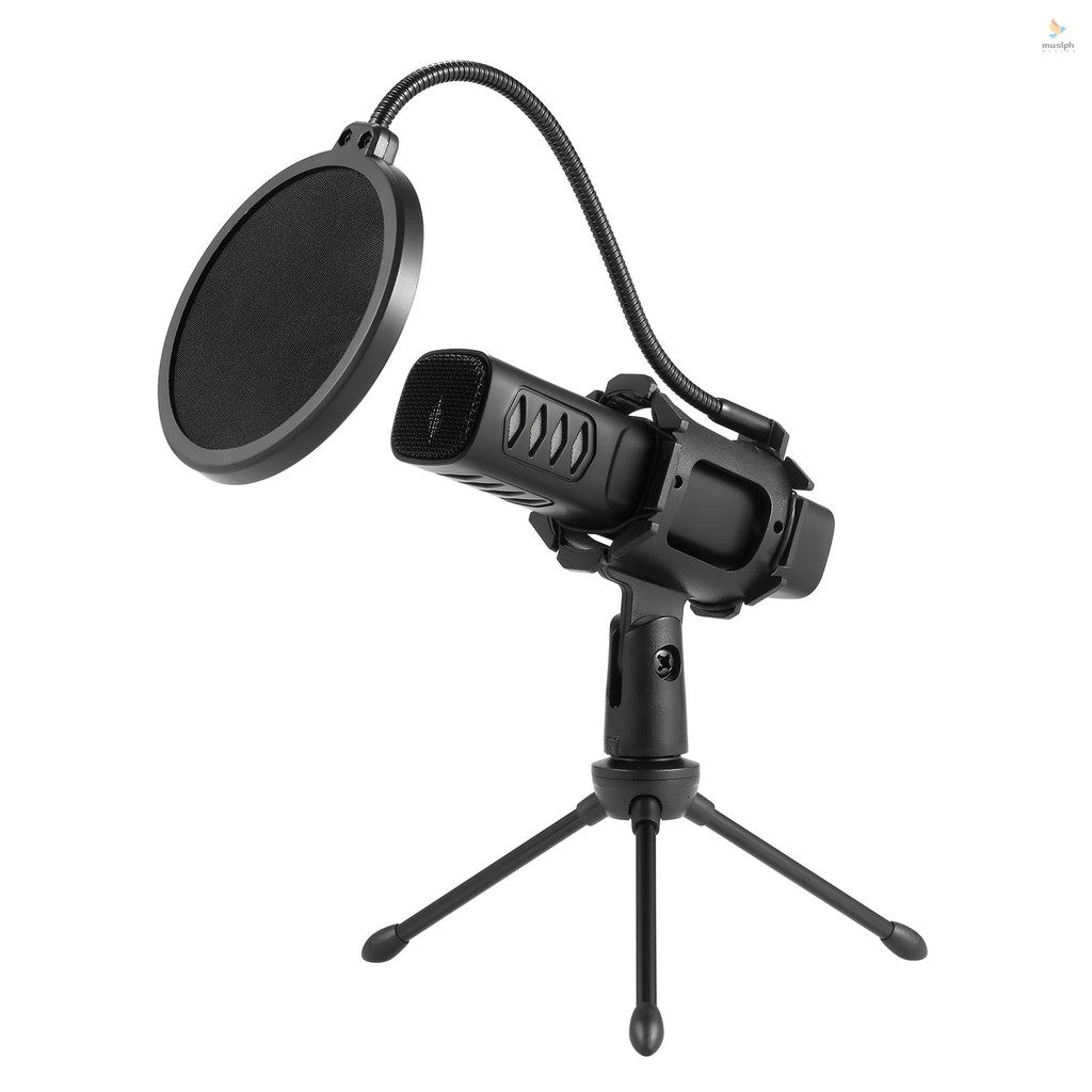 Usb Pop Mic Usb With Stand Compatible With Pc Mic With [topmusic] Mount
