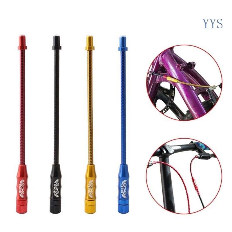 YYS Bike Brake Noodles Protector Cable Guide Bend Tube Hose Stainless