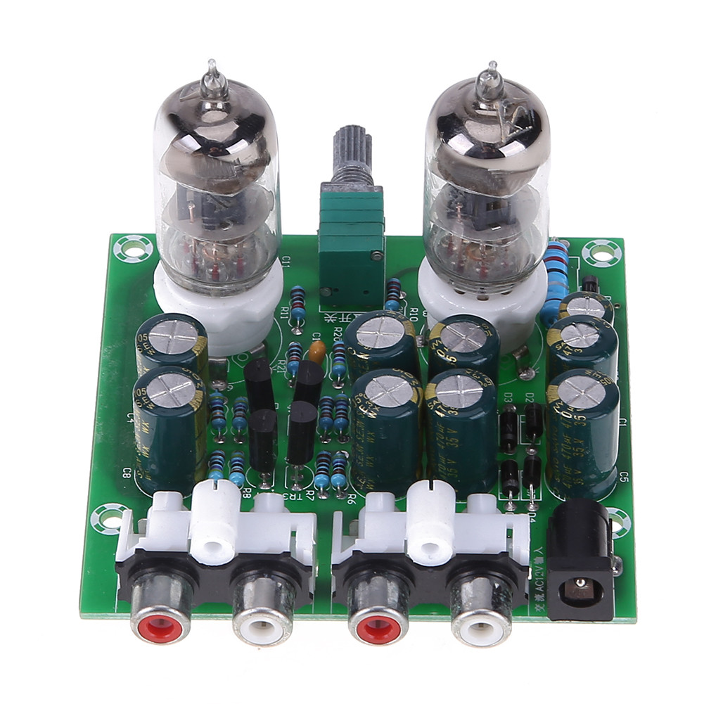 6J1 Hifi Stereo Electronic Tube Preamplifier Board Finished Preamp