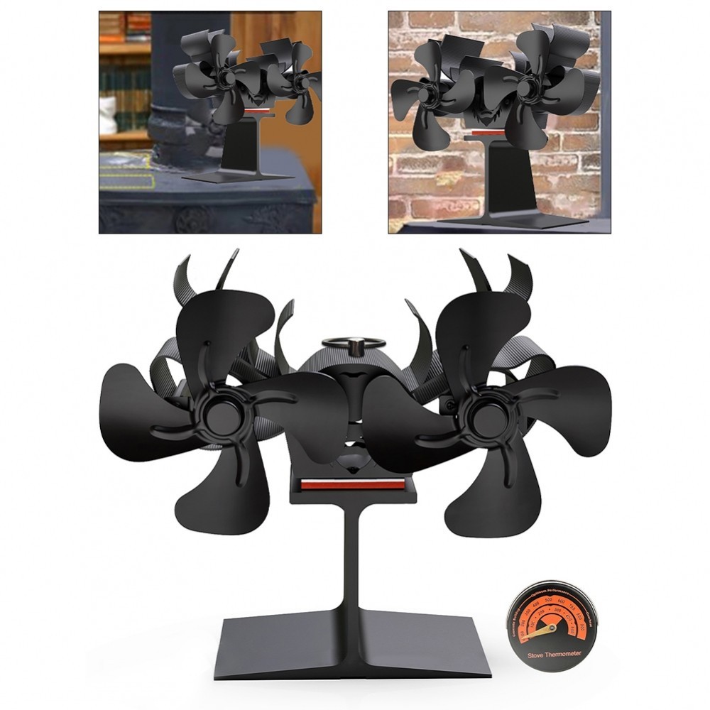 Spot DeliveryHeat Activated For Wood Stove Fan for Optimal Room