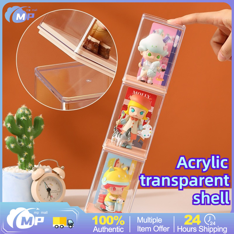Acrylic Storage Boxes Blind Boxes Display Racks Dustproof Transparent ...