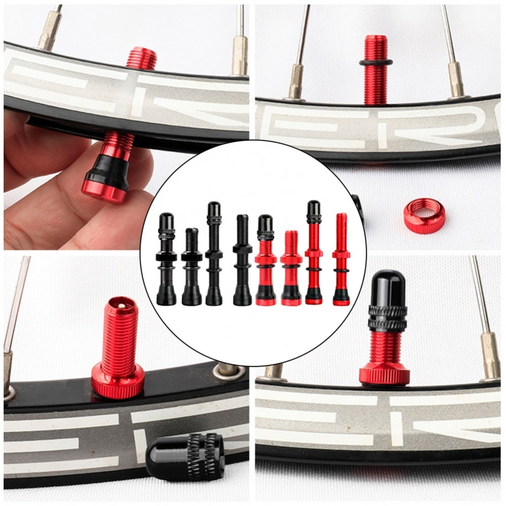 [MR]40/60mm Valve Stem Anodized Oxidation Longlasting Performance Bike