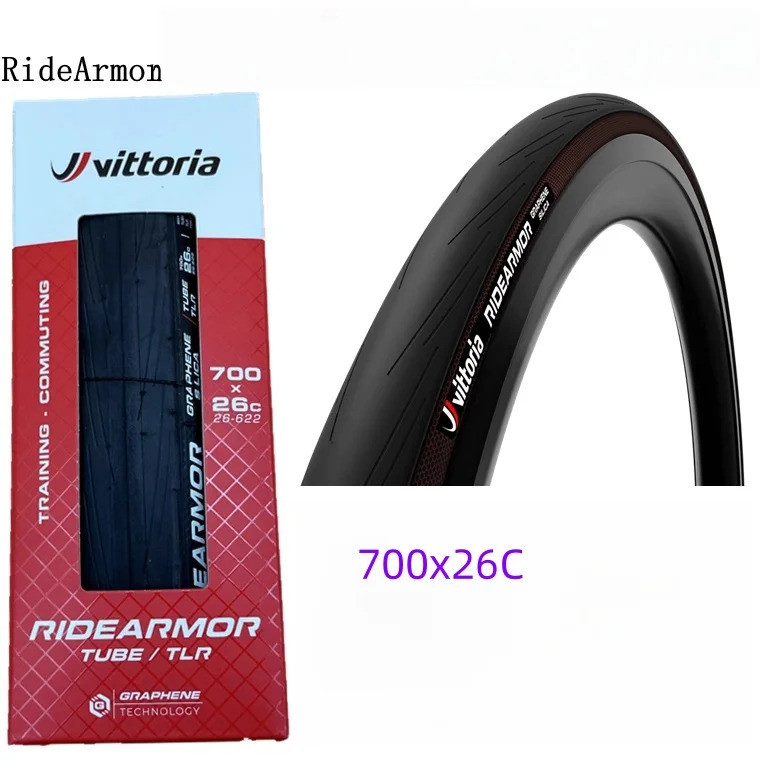 Vittoria RIDEARMOR Road Bicycle Tires Anti Puncture TUBELESS