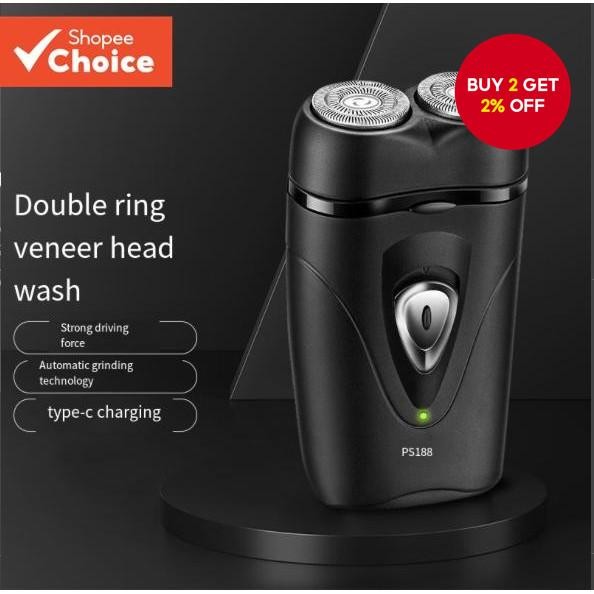 Fly shaving electric razor dual-head washable razor family universal ...