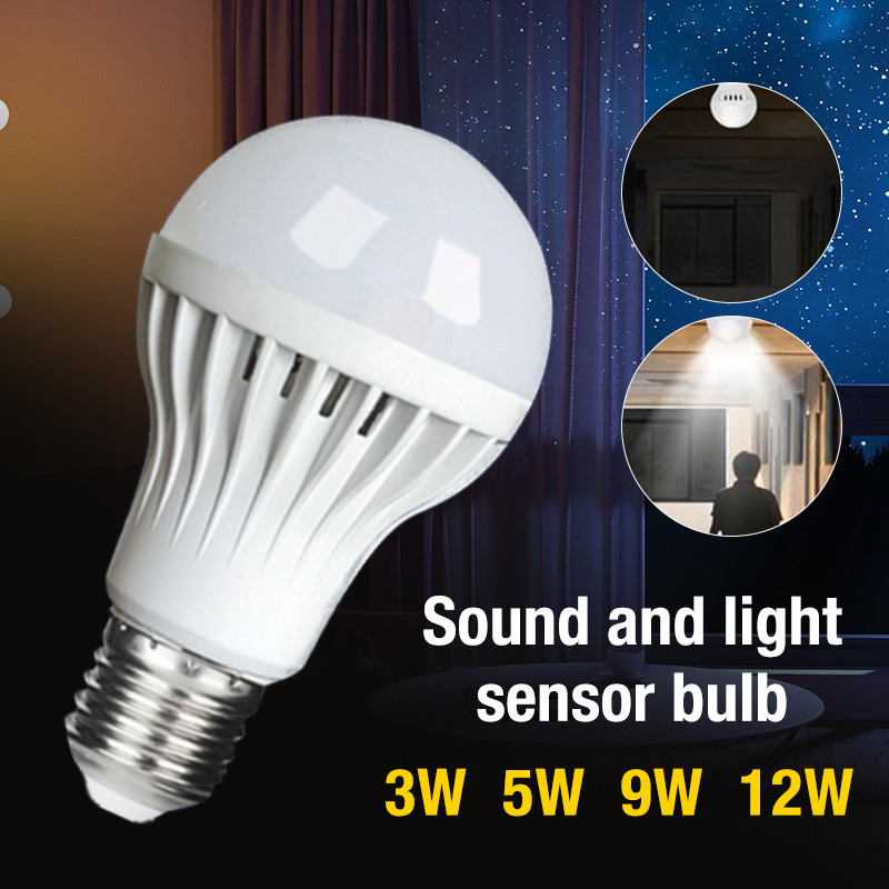 LED Smart Bulb Light 3W 5W 9W 220V Energy Saving Smart Lamp Passway ...