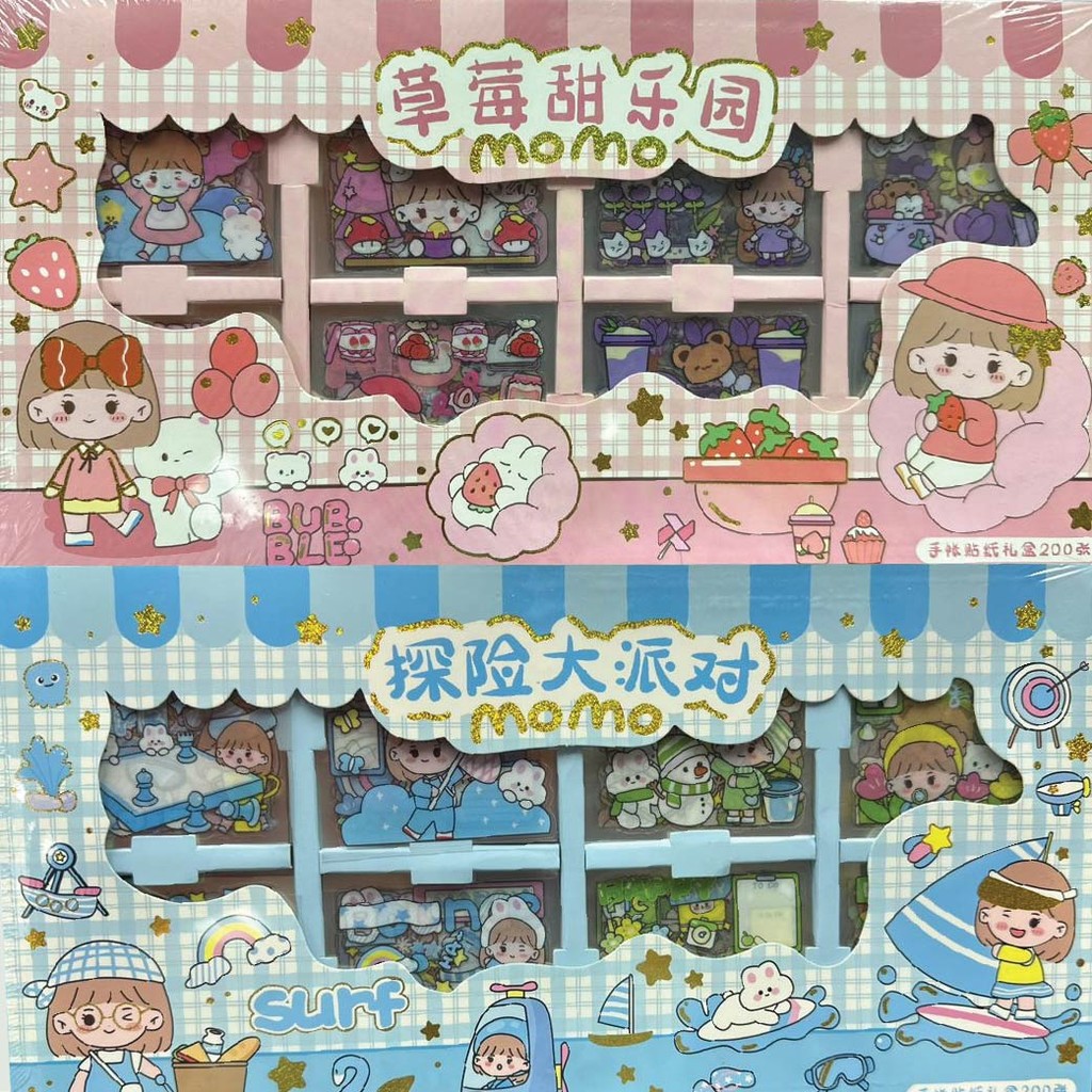 Momo Washi / Handbook PET Sticker (200pcs/box) | Shopee Philippines