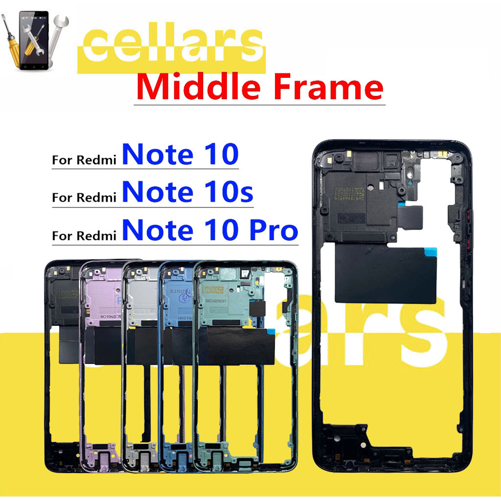 For Xiaomi Redmi Note 10/Note 10s/Note 10 Pro Middle Frame Holder ...