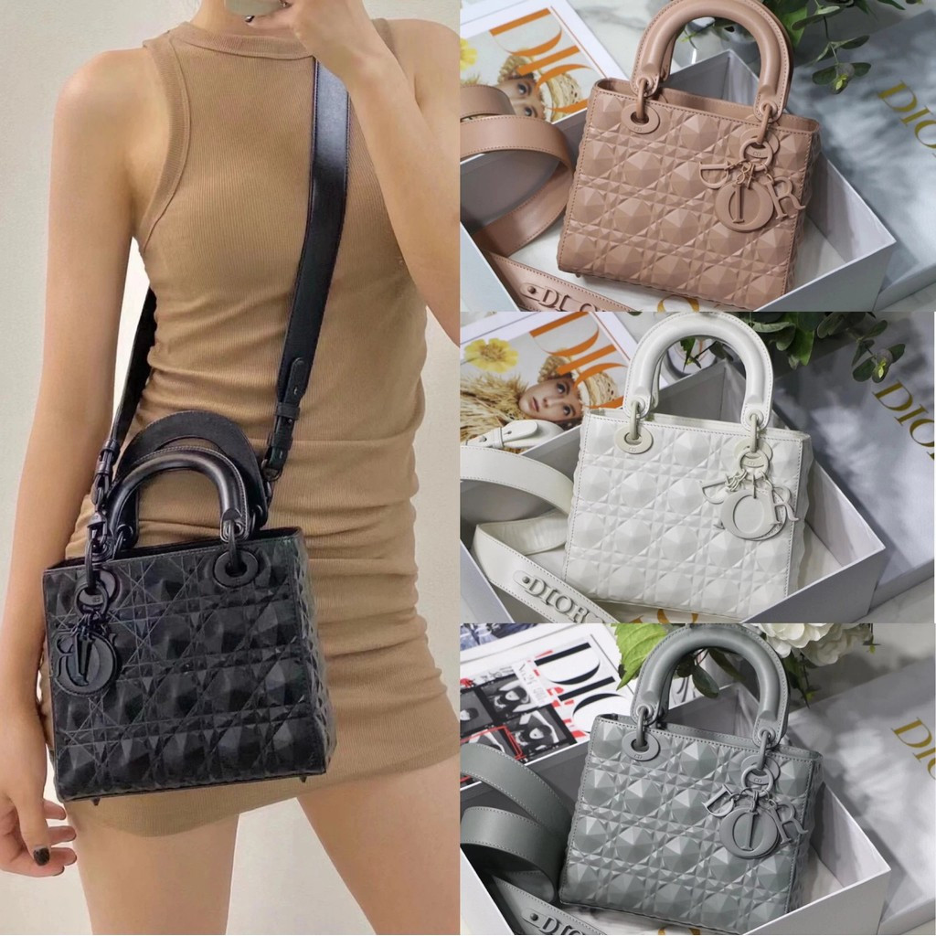 Dior Dior 2022 Spring Summer New Style Diamond-Shaped Rattan Plaid Dior ...