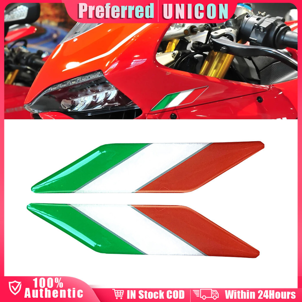 3D Motorcycle Sticker Italy Sticker Italy Flag 3D Sticker Tank Front ...