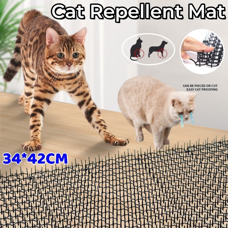 34*42CM Cat Repellent Mat Anti-Cat Mat with Spikes Indoor Outdoor ...