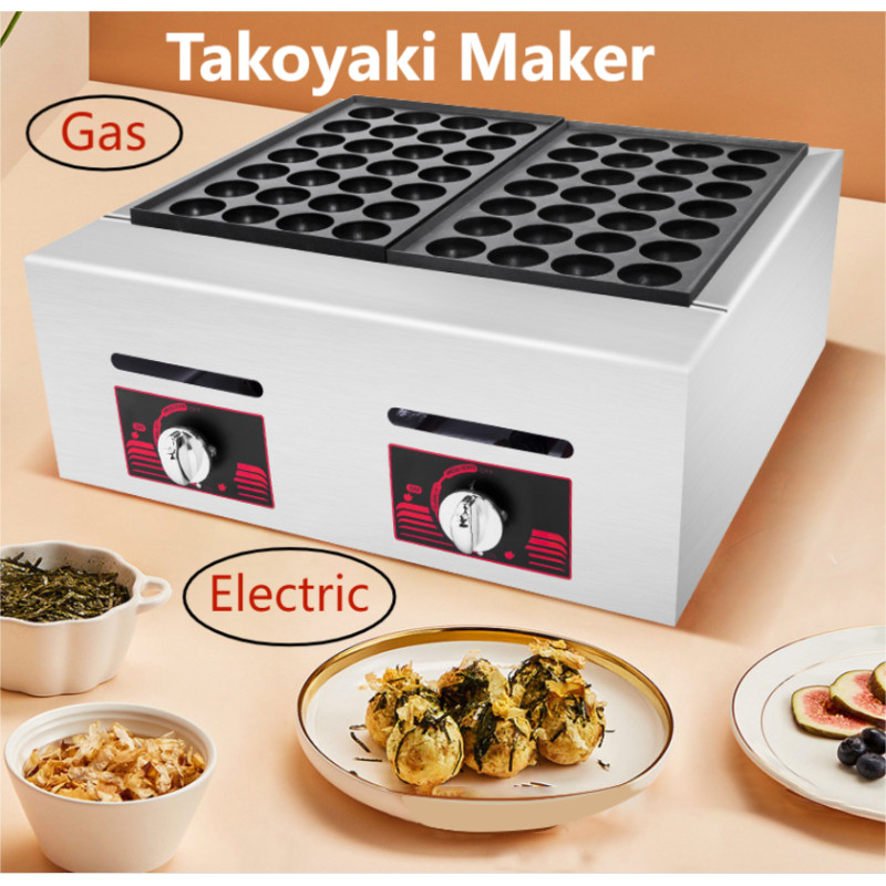 28/56 Hole Takoyaki Maker Octopus Ball Non Stick Takoyaki Pan Gas ...