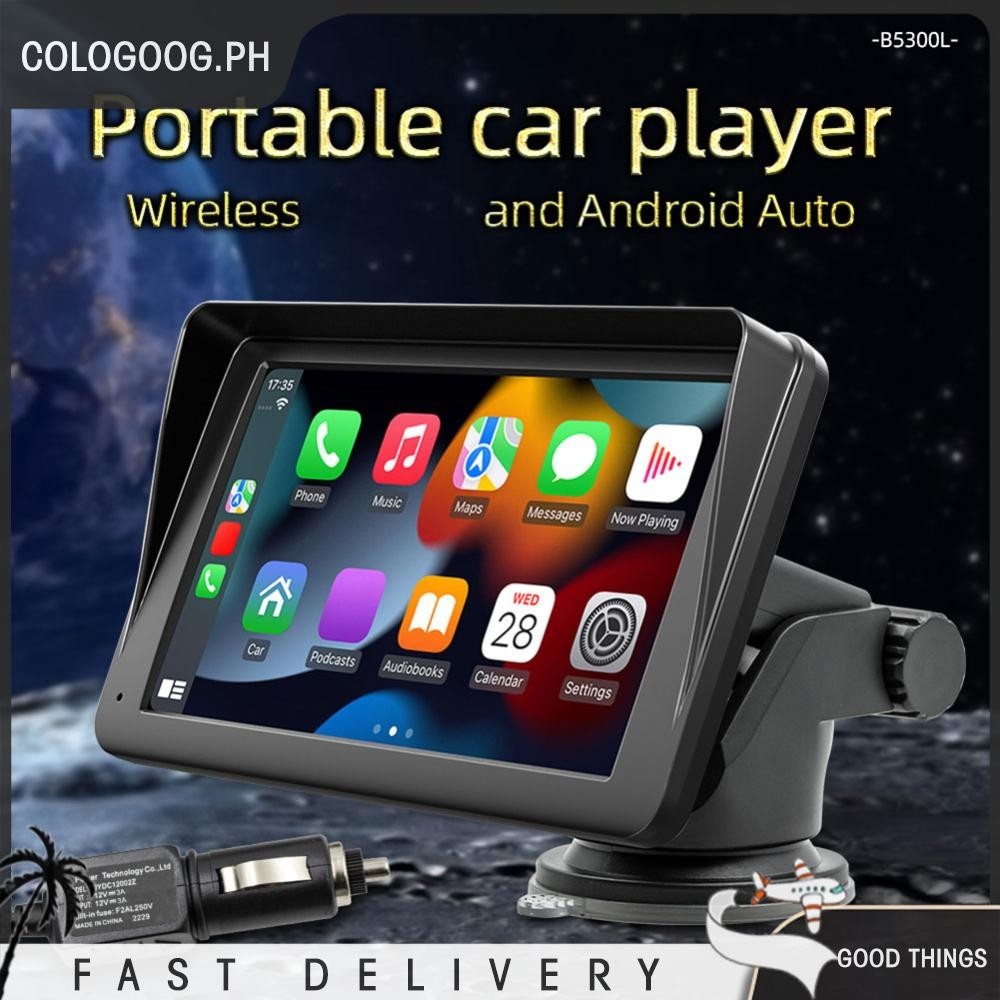 7 Inch Car Radio Wireless Carplay Android Auto USB & AUX Multimedia ...