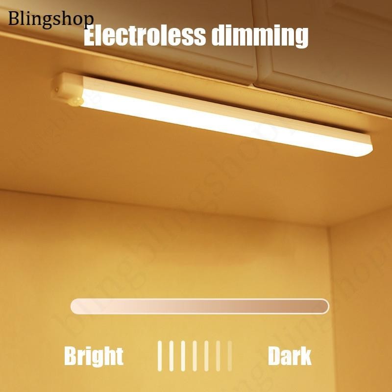 LED Strip Light USB Rechargeable Motion Sensor Dimmable Light Detector ...