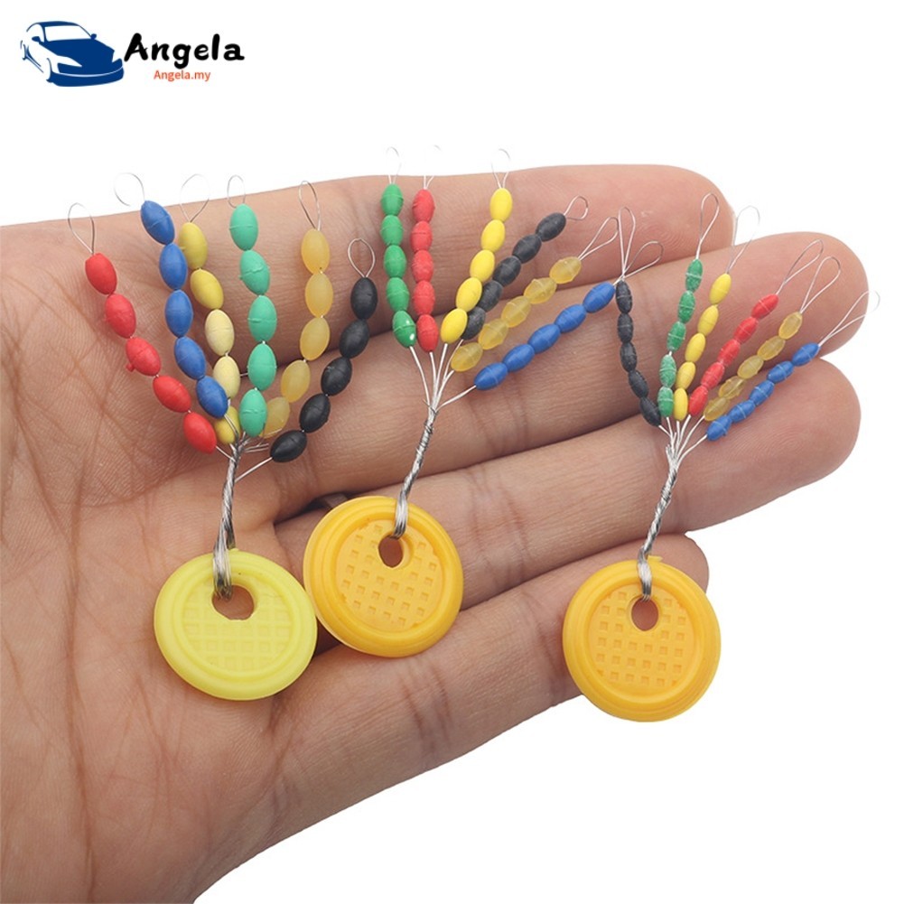 60 Stops De Ligne Delux FloatLINE – Gros Caoutchouc Multicolore, Pour Carpe Et Eau Douce, Neuf