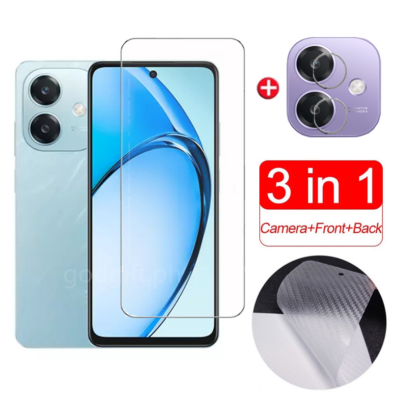 For OPPO A3x Tempered Glass Full Cover Screen Protector for OPPO