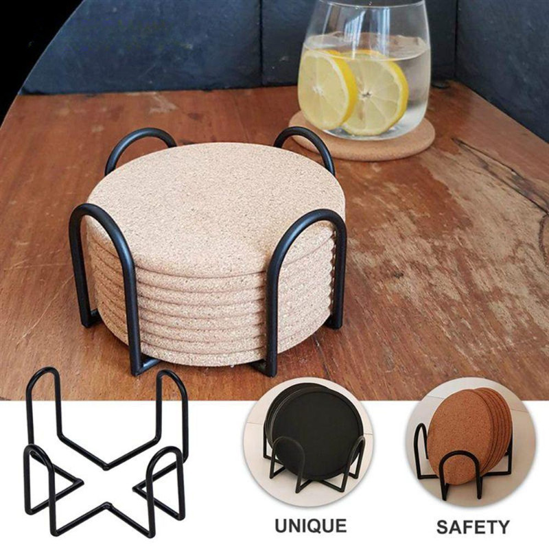 Iron Coaster Rack Cup Mat Organizer Coaster Holder Coasters Shelf ...